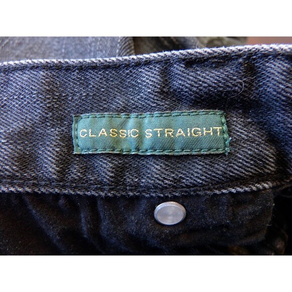 LRL Lauren Jeans Co. Ralph Lauren Jeans Women's 10P Black Classic Straight 31x27 - Picture 7 of 9